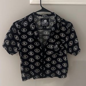 Zumiez Zip Up Tee Shirt-Women’s XS